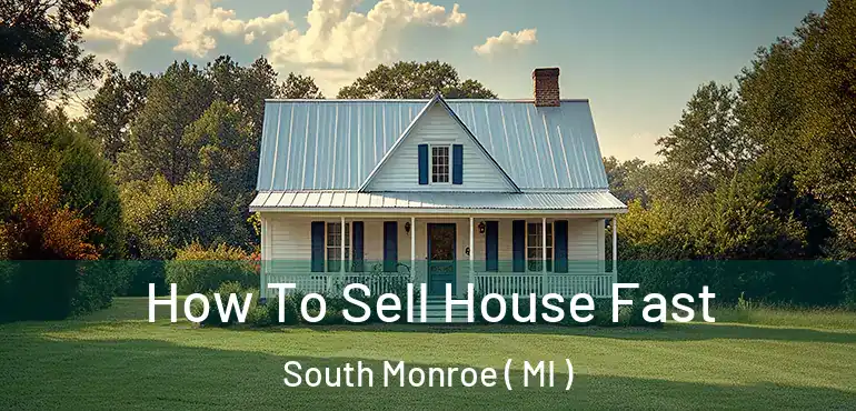  How To Sell House Fast South Monroe ( MI )