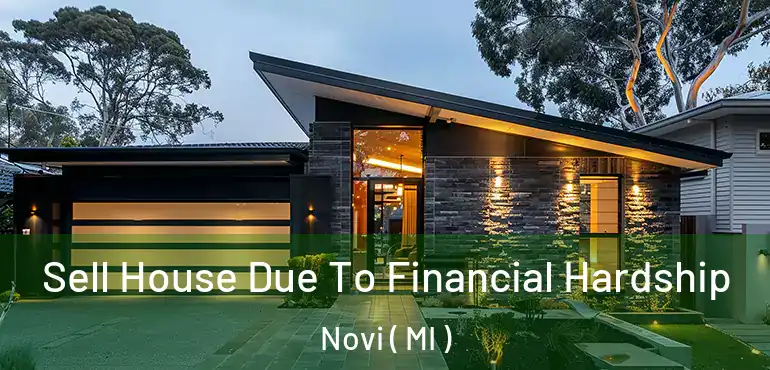  Sell House Due To Financial Hardship Novi ( MI )