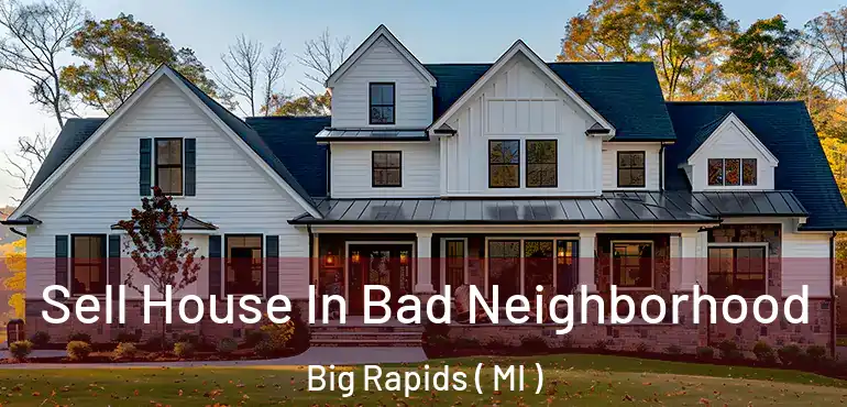  Sell House In Bad Neighborhood Big Rapids ( MI )