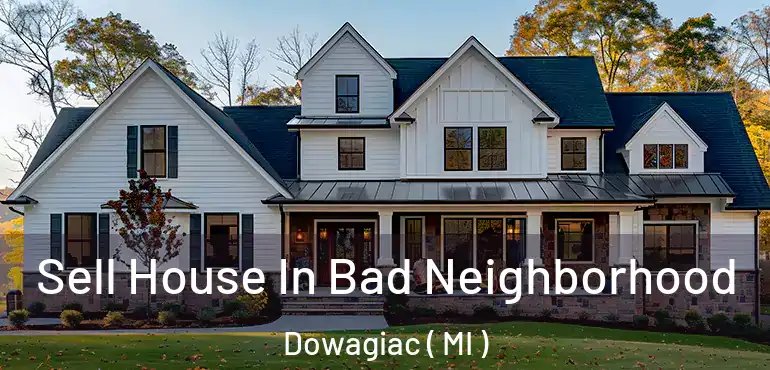  Sell House In Bad Neighborhood Dowagiac ( MI )