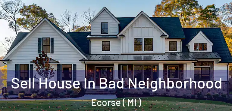  Sell House In Bad Neighborhood Ecorse ( MI )