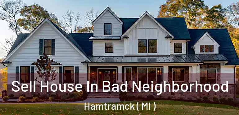  Sell House In Bad Neighborhood Hamtramck ( MI )