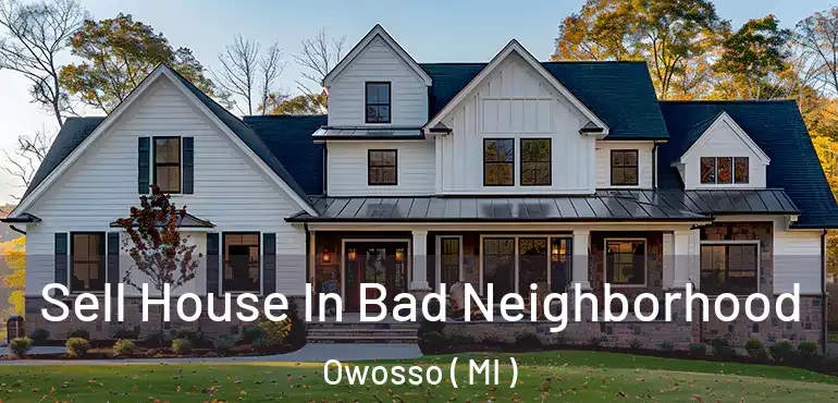  Sell House In Bad Neighborhood Owosso ( MI )