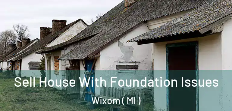  Sell House With Foundation Issues Wixom ( MI )