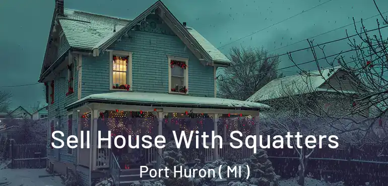 Sell House With Squatters Port Huron ( MI )