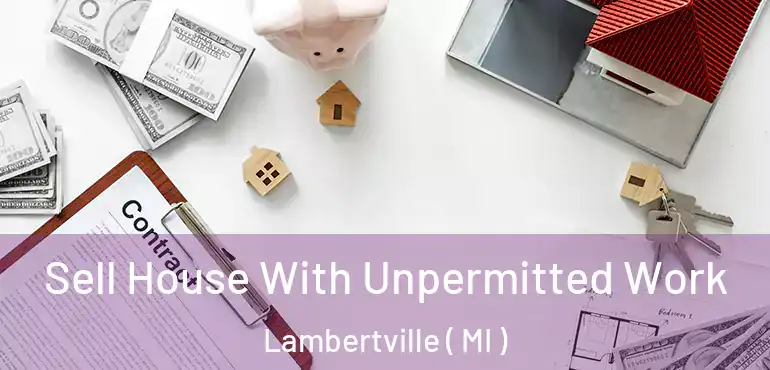  Sell House With Unpermitted Work Lambertville ( MI )