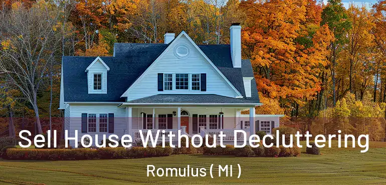  Sell House Without Decluttering Romulus ( MI )