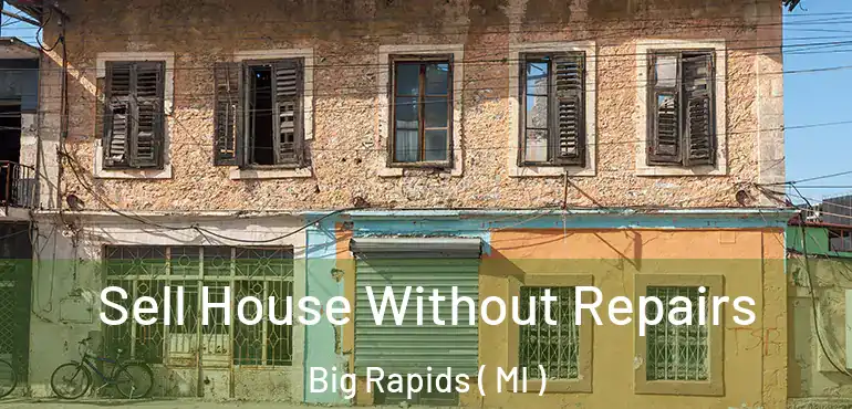  Sell House Without Repairs Big Rapids ( MI )