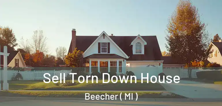  Sell Torn Down House Beecher ( MI )