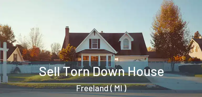 Sell Torn Down House Freeland ( MI )