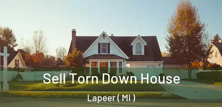  Sell Torn Down House Lapeer ( MI )