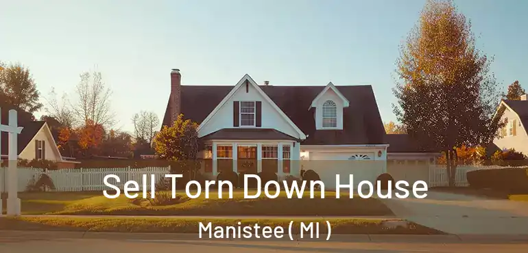  Sell Torn Down House Manistee ( MI )