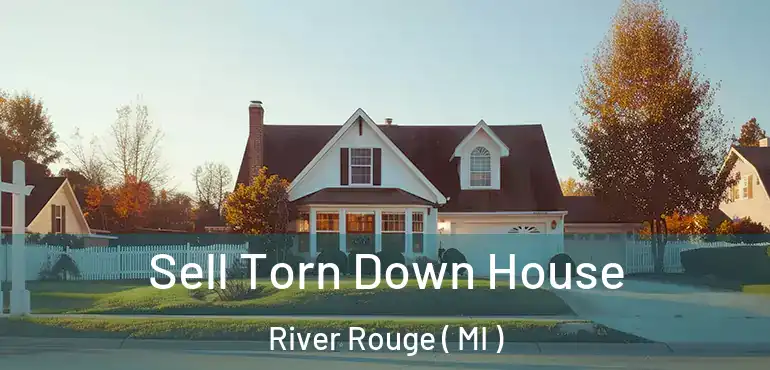  Sell Torn Down House River Rouge ( MI )