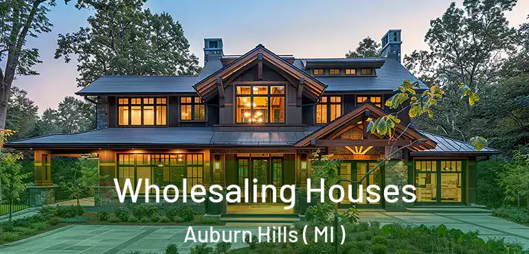  Wholesaling Houses Auburn Hills ( MI )