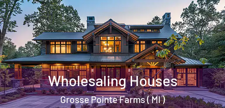  Wholesaling Houses Grosse Pointe Farms ( MI )