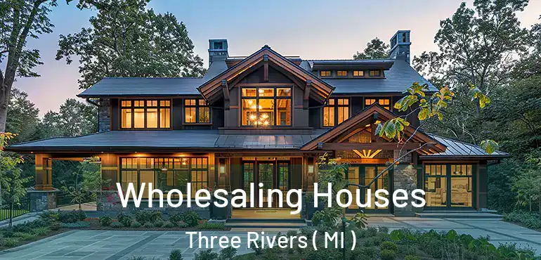  Wholesaling Houses Three Rivers ( MI )